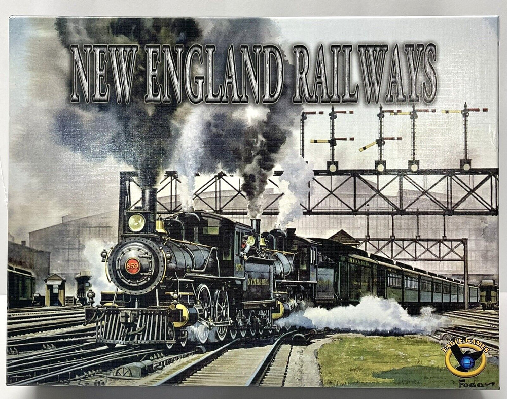Eagle-Gryphon Boardgame New England Railways – New – Open Box