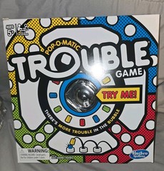 Hasbro Gaming Trouble Board Game Pop-O-Matic Family Game for Kids Ages 5 and Up