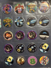 Collection Of Pogs And Slammers 335 Pogs And Slammers – 21 Plastic 9 Metal Slamm