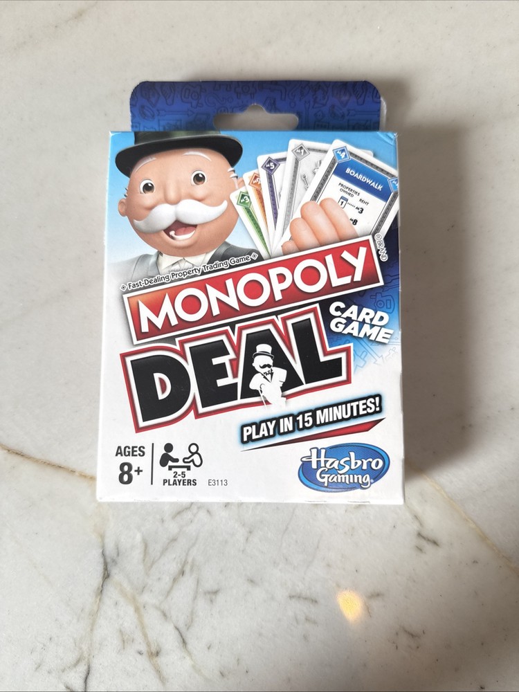 Monopoly Deal Card Game for Kids Ages 8 9 10 11 12 and Up