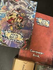 YOKAI QUEST Strikes Back Kickstarter Game Including Neko Brothers + 2 Rulebooks