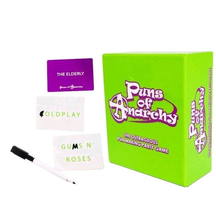 Puns of Anarchy – The Outrageous Pun-Making Party Game 3+ Players 30-90 Min Game