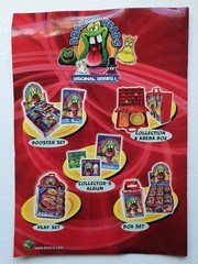 Nordic Dracco Heads sticker album – Gogo’s Crazy Bones-like