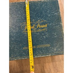 Trivial Pursuit Master Game Genus Edition Unisex OS Blue Good Vintage 1984 Board