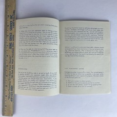 Vintage Backgammon Instruction Manual English French 7.5×5.5 1970s/80s