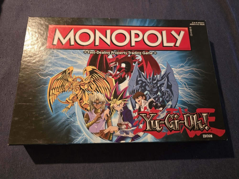 USAopoly Monopoly Yu-Gi-Oh! Edition Board Game – Incomplete Read Description