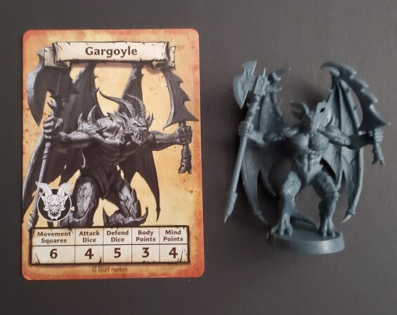 HeroQuest Gargoyal 28mm Fantasy Miniature Dungeons and Dragons