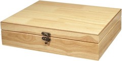 WE Games Board Game with Dice, 12 Numbers, in Natural Wood Box with Lid
