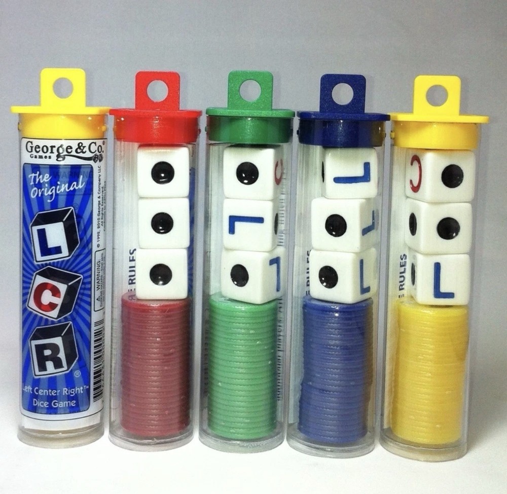 🔥 The Original LCR Left Center Right Dice Game – ONE GAME Fun Family