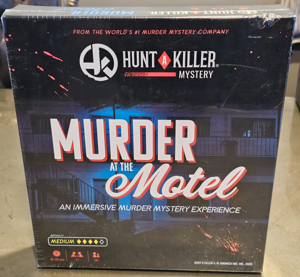 Hunt A Killer: Murder At The Motel Mystery Game New Sealed.