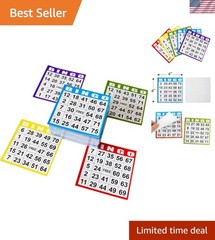 Bingo Paper Game Cards – 1 Card – 100 Books of 5 Sheets