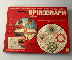 KENNER SPIROGRAPH #401 Blue Tray Box & Instructions Missing READ Vintage 1967