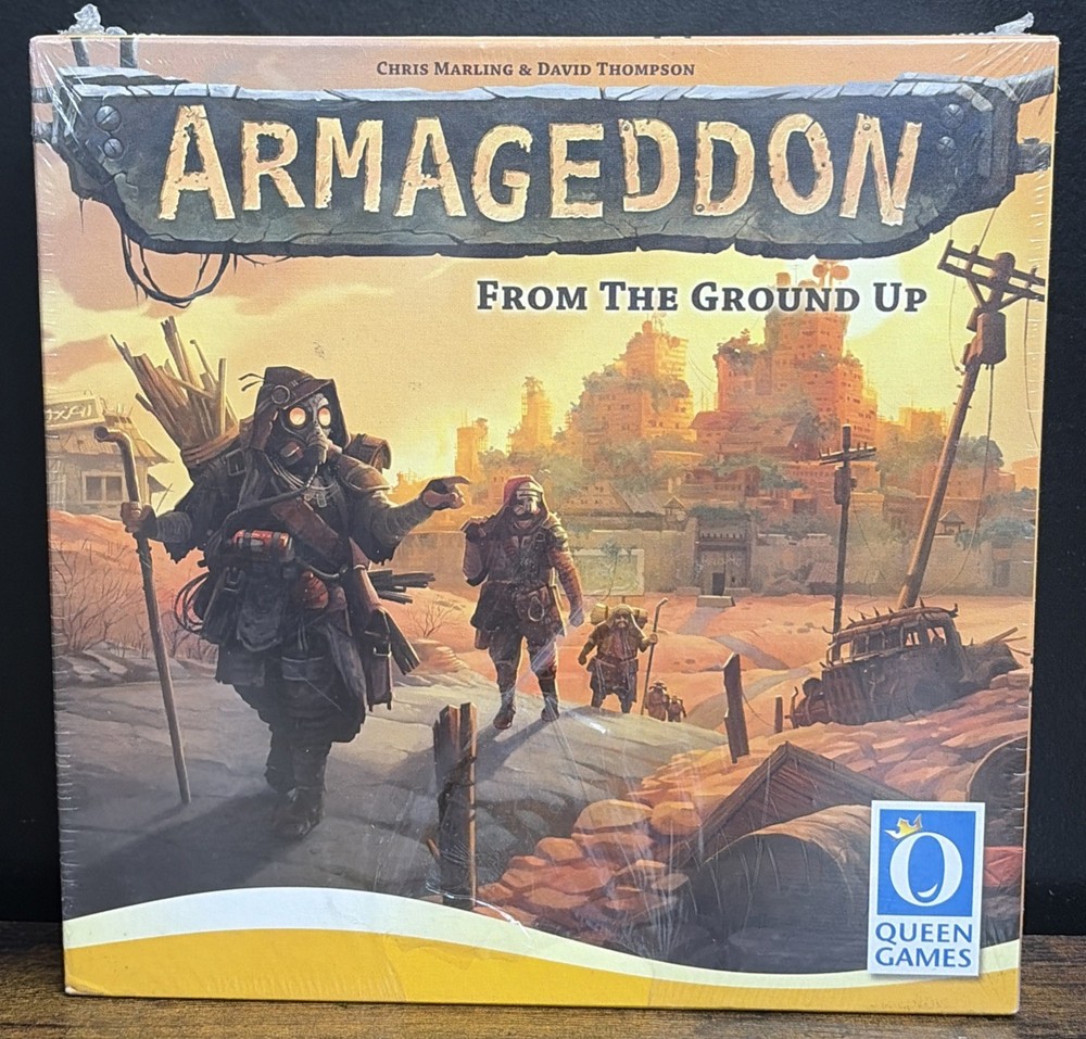 Armageddon From the Ground Up Queen Games 14+ 3-4 Players 2016 Factory Sealed
