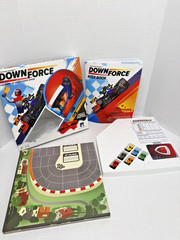 Downforce | Goliath Games | EX/EX | Target Ed | Restoration Games | Race Game |