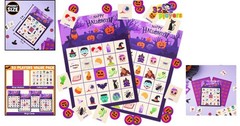 Complete Halloween Bingo Set for 32 Players – Perfect for School & Family