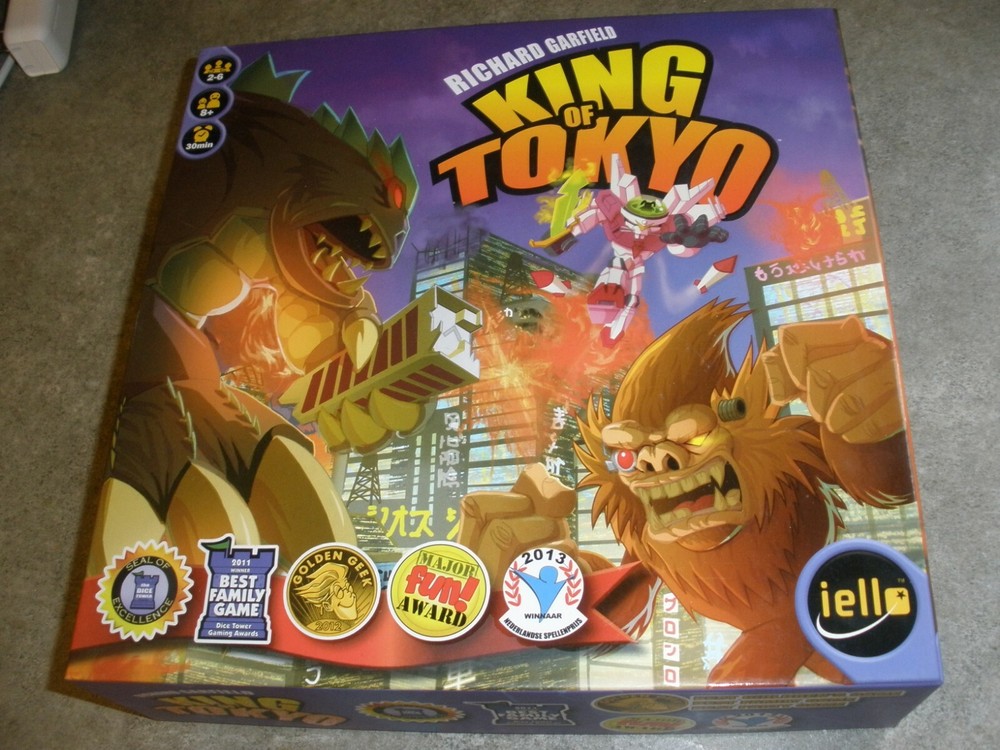 Richard Garfield King Of Tokyo Game 2014 Complete by IELLO Games