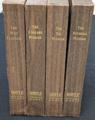 VTG 1964 HOYLE GAME SETKO’S THE WHY PUZZLER WALNUT BOARD BRASS PCS BOXED COMPLET