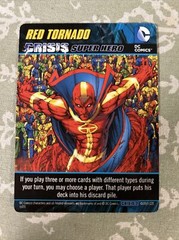2015 DC Comics Crisis 2 Deck Game Red Tornado Oversize Crisis Super Hero Card!