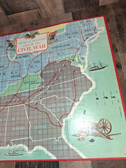 Vintage Milton Bradley American Heritage Game Civil War 1961 Complete Read