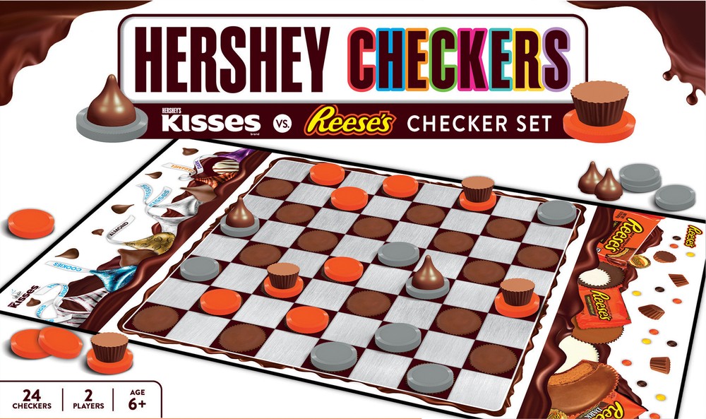 MasterPieces – Hershey’s Kisses vs Reese’s – Officially Licensed Checkers Game