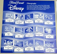Trivial Pursuit Disney The Animated Pictures Edition 2002 Complete Unopened Pcs