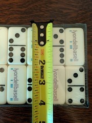 Puremco Marblelike Dominoes Lyondellbasell Large Face Extra Thick
