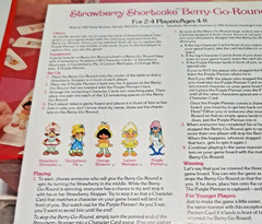 Vintage 1981 PB Strawberry Shortcake Berry-go-Round Game COMPLETE