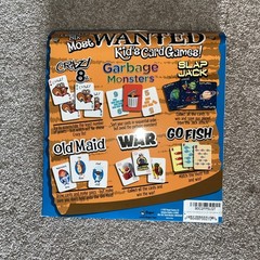 Regal Games Card Games for Kids – Go Fish, Crazy 8’s, Old Maid, Slap Jack, NEW