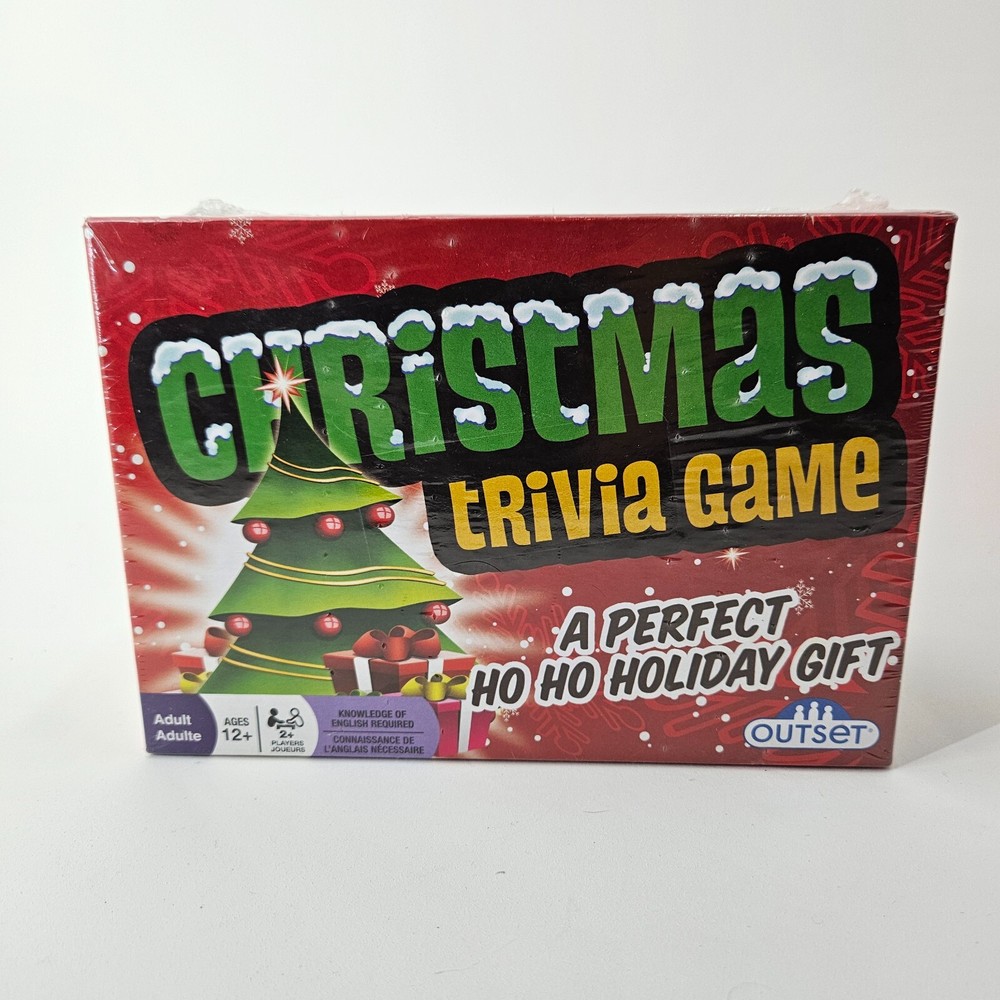 Christmas Trivia Game: A Perfect HO HO Holiday Game by OUTSET FACTORY SEALED