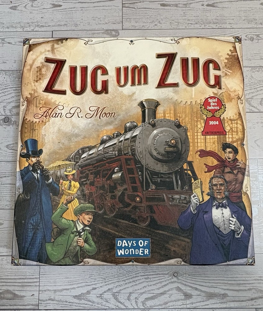 WIE NEU: ZUG UM ZUG! DAS Spiel des Jahres 2004! 100 % VOLLSTÄNDIG! Complete