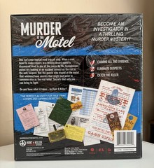 MURDER AT THE MOTEL HUNT A KILLER MYSTERY GAME (MED DIFFICULTY) AGE 14+ (SEALED)