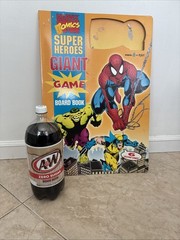 Marvel Comics Super Heroes Giant Game Board Book 1994 By Tormont Missing Pieces