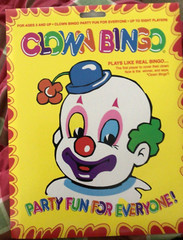 CLOWN BINGO Party Game 8 Players Great for Birthday Parties New!