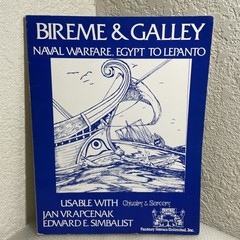 Vintage 1978 Bireme & Galley + Chivalry & Sorcery RPG Fantasy Games **AS IS**