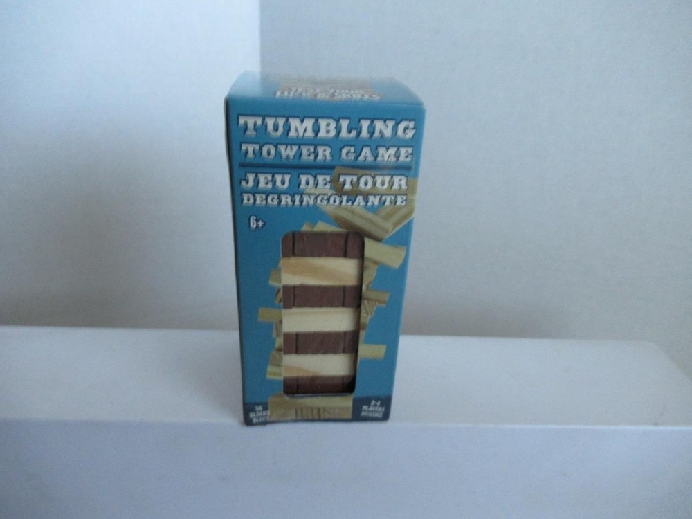 New in Box Tumbling Tower Wooden Game