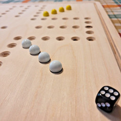 Wahoo marble board game LARGE 18″ X 18″ SIZE AMERICAN MADE