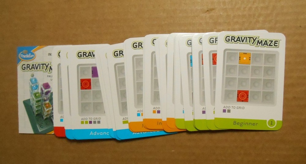 Thinkfun Gravity Maze Falling Marble Gravity 60 Challenge Card Replacement R15