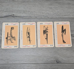 1965 Milton Bradley 12 O’Clock High Card Game Complete 40 WWII Aircraft Cards