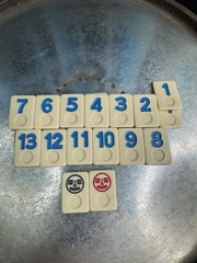 1999 Collector’s Rummy – O Game Tin Case 100% Complete #851 T Rummikub Cardinal