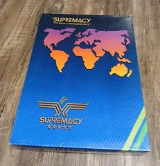 Supremacy Game Of The Superpowers Board Game Vintage 1989 Nuclear War Military