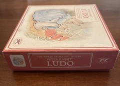 Peter Rabbit Ludo Board Traditional Game Company Wood Pieces Beatrix Potter 2004
