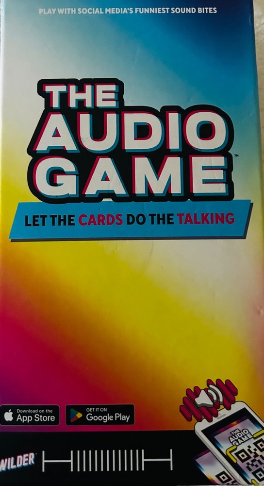 The Audio Game by Wilder Toys NEW Audio App Game 2 to 8 players New In Box