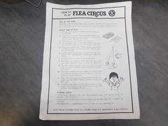 Vtg 1965 Mattel FLEA CIRCUS Magnetic Acrobatic Action Board Game *Read discrip.