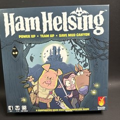 Ham Helsing Adventure Board Game Graphic Novel Monster Hunting Pig Ages 10+ MIB