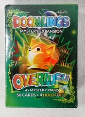 Doomlings Overlush Mystery Expansion Card Game 4X Booster Packs 60 Total Cards