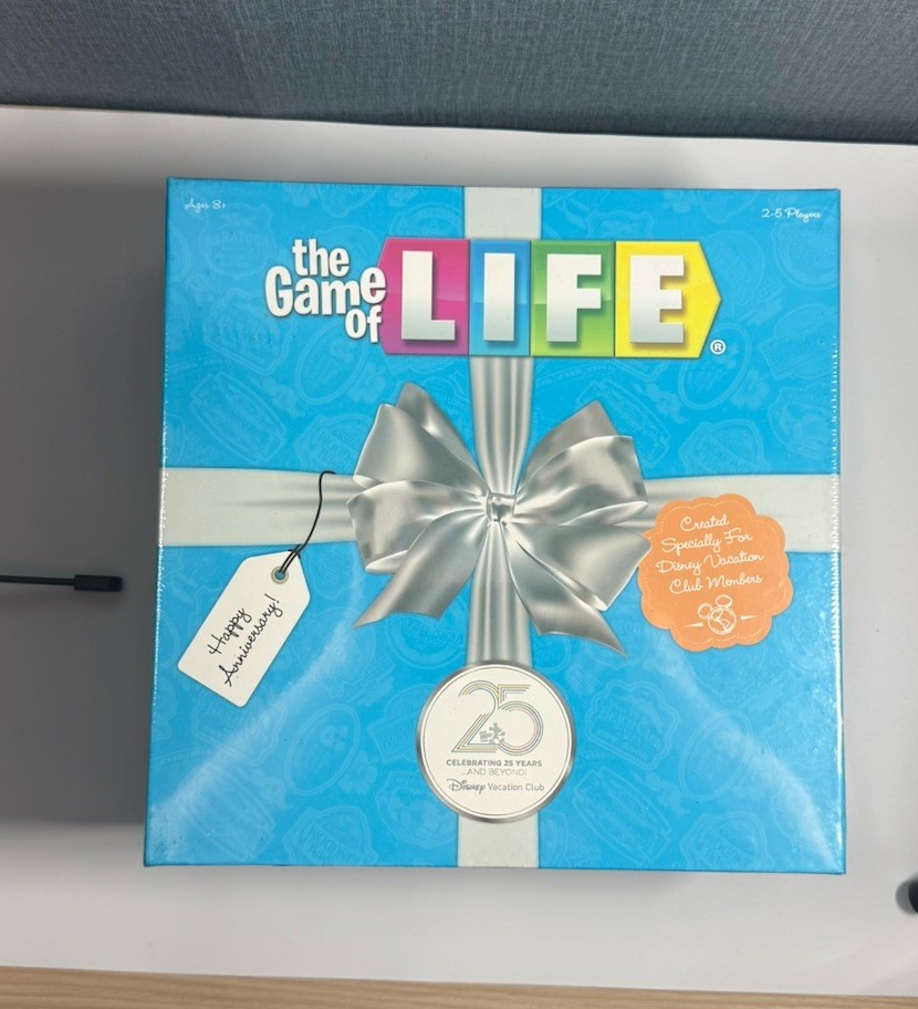 The Game of Life Disney Vacation Club 25 Year Anniversary Board Game
