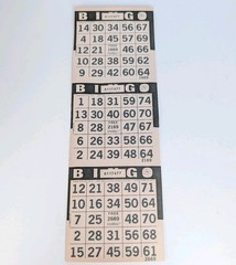 Vintage Lot Bingo Cards Arrow International 1994 90s Color 30 Paper Card Lot