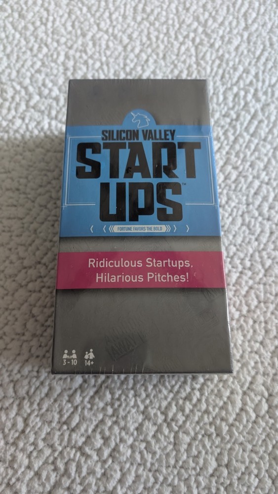 Silicon Valley Start Ups: Adult Creative Thinking Party Card Game – Mattel, 2018