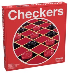 Pressman Checkers — Classic Game With Folding Board and 5″,