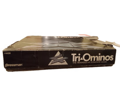 Vintage 1985 Tri-Ominos Triangular Domino Pressman Game age 8-adult, 2-6 players